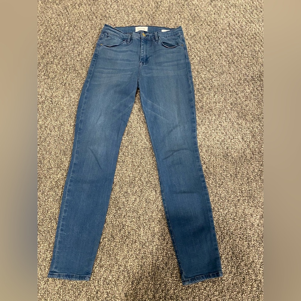 Frame Denim Le High Skinny Women's Jeans in Deep Blue